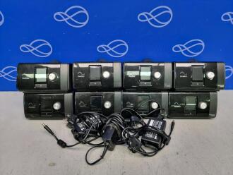 8 x ResMed AirSense 10 Autoset CPAP
