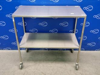 Bristol Maid Stainless Steel 2-Tier Instrument Trolley 90 x 45cm