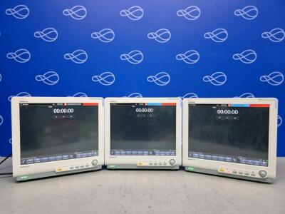 3 x Mindray BeneView T8 Patient Monitor