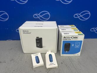 3 x Medtronic MiniMed 780G Automated Insulin Delivery System, 3 x Accu-Chek Guide Link Blood Glucose Monitoring System & 2 x bluetooth Adapter