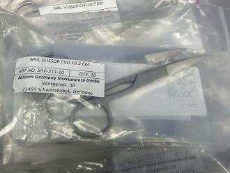 Approximately 200 x prs of Nail Scissors (packaged as new)