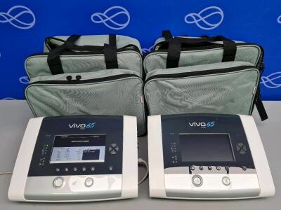 2 x Breas Vivo 65 Ventilator
