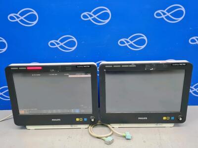 2 x Philips IntelliVue MX700 Patient Monitor