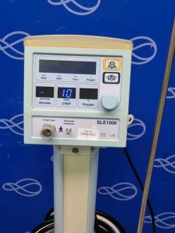 SLE 1000 Neo-Natal Nasal C-PAP on Rollstand - 2