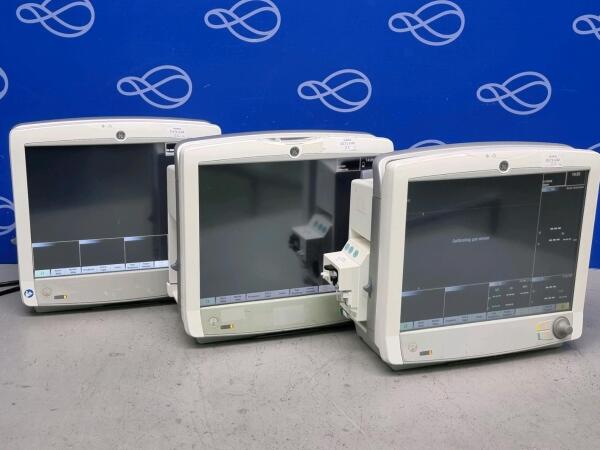 3 x GE B650 Carescape Patient Monitor