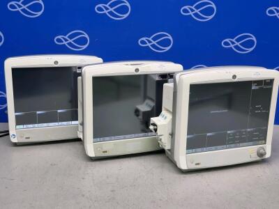3 x GE B650 Carescape Patient Monitor