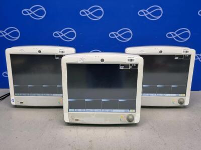 3 x GE B650 Carescape Patient Monitor
