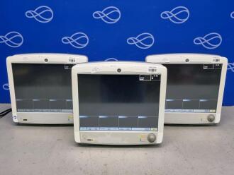 3 x GE B650 Carescape Patient Monitor
