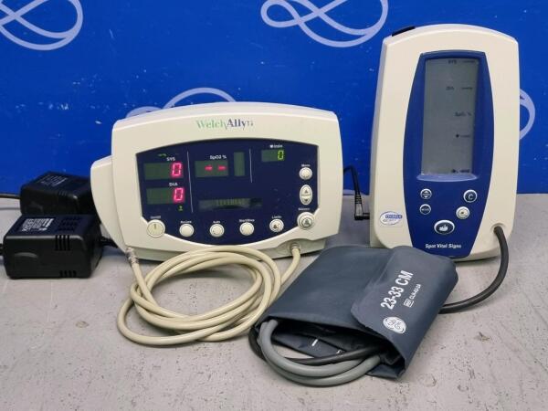 Welch Allyn Spot Vital Signs Monitor and Welch Allyn 53N00 Patient Monitor