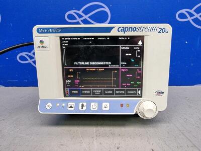 Oridion Microstream Capnostream 20P Bedside Monitor