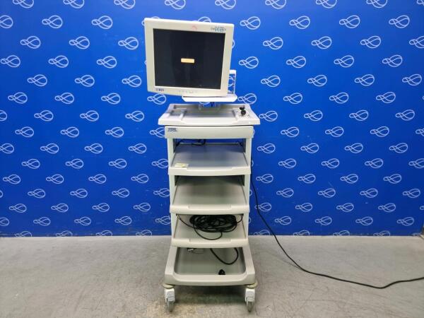 NDS SC-SX19-A1511 Monitor on Medicart Storz Stack Trolley