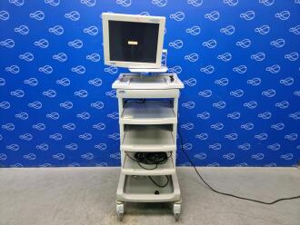 NDS SC-SX19-A1511 Monitor on Medicart Storz Stack Trolley