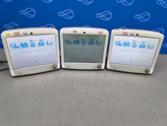 3 x GE Carescope B650 Patient Monitors