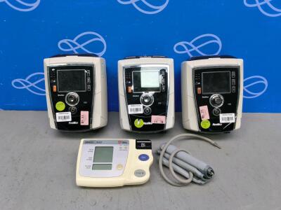 3 x ResMed Stellat 100 CPAPS & 1 x Omron 705IT BP Monitor