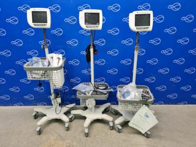 3 x Verathon GlideScope Video Monitor on Rollstand