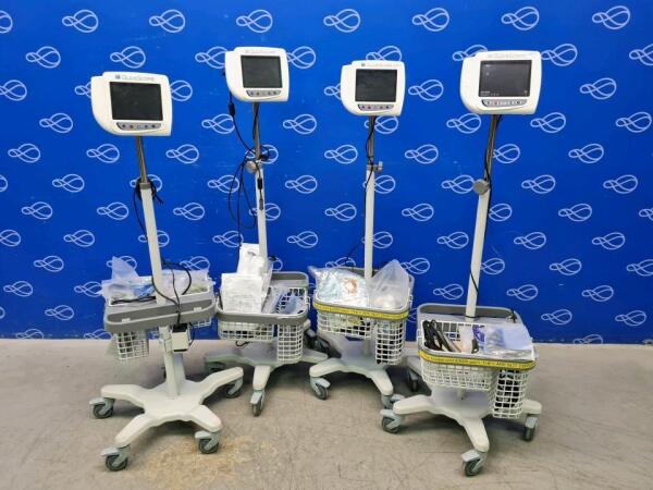 4 x Verathon GlideScope Video Monitor on Rollstand