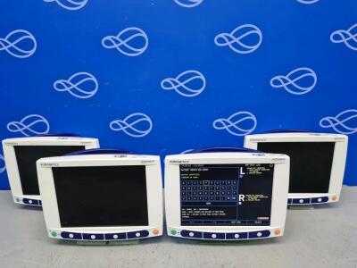 4 x Covidien Somanetics INVOS 5100C Cerebral / Somatic Oximeter Monitor