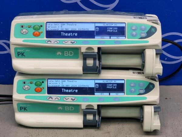 2 x Alaris PK Plus Syringe Driver