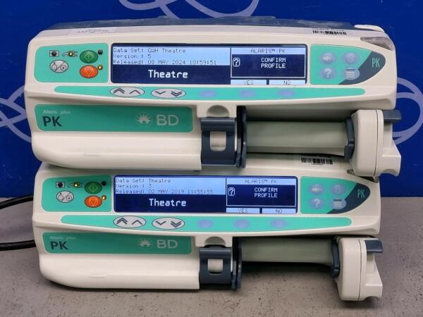 2 x Alaris PK Plus Syringe Driver