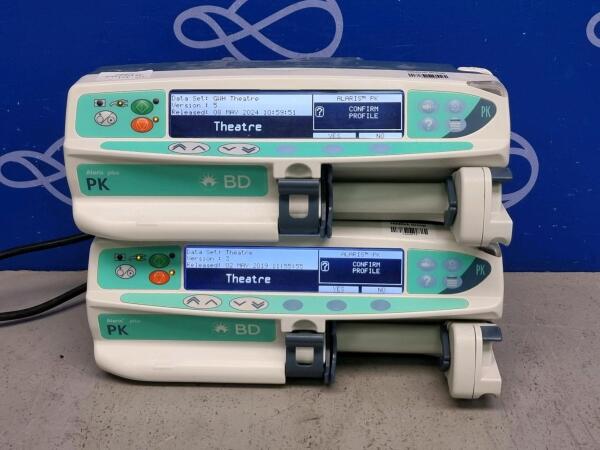 2 x Alaris PK Plus Syringe Driver
