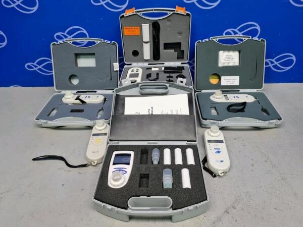 4 x Micro Medical Micro CO, 1 x Carefusion Micro I and 1 x MD Diagnostics CO Check Pro Spirometer