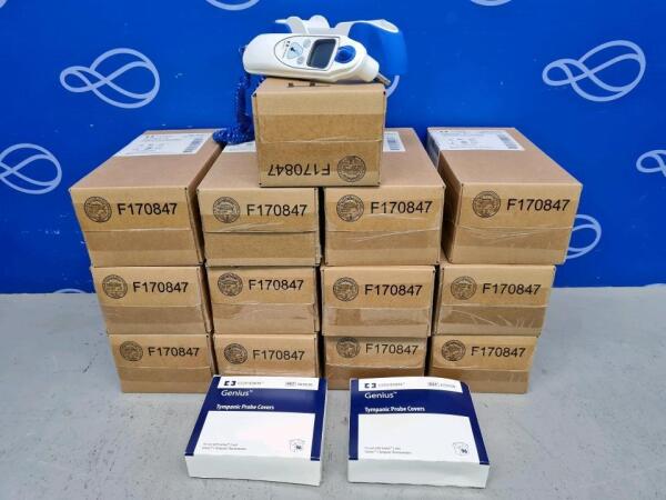 Quantity of Covidien Genius 3 Tympanic Thermometers with Bases