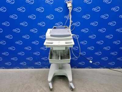 GE MAC 1600 ECG Recorder on Trolley