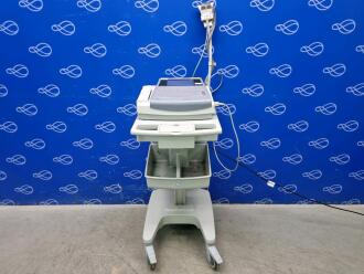 GE MAC 1600 ECG Recorder on Trolley