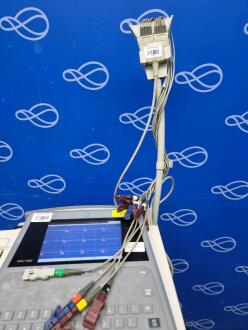 GE MAC 1600 ECG Recorder on Trolley - 3