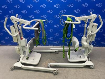 2 x Liko Sabina II Sit-To-Stand Patient Hoists
