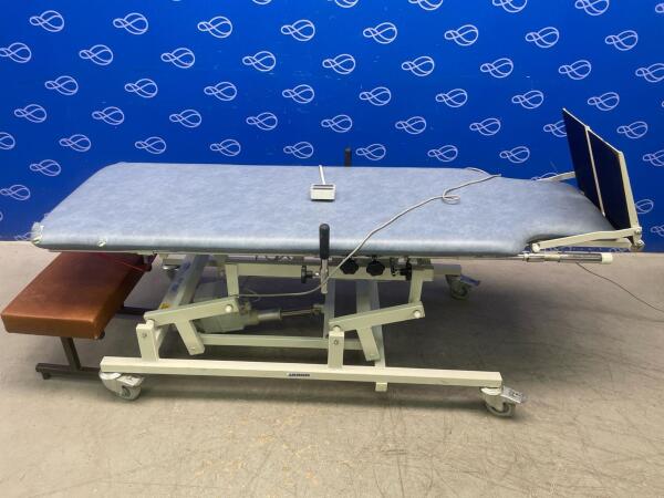 Akron Tilting Patient Couch with Sidhil Footstool