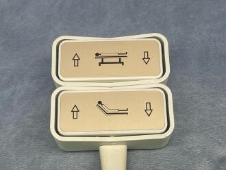 Akron Tilting Patient Couch with Sidhil Footstool - 2