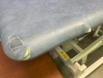 Akron Tilting Patient Couch with Sidhil Footstool - 3
