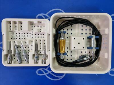 Medtronic Midas Rex Legend EM200 Stylus Motor & Assorted Attachments