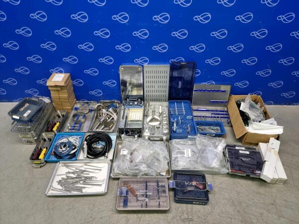 Quantity of Assorted Surgical Instruments, Instrument Cases & Accessories