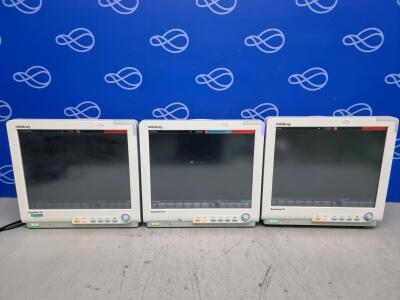 3 x Mindray Beneview T8 Patient Monitor