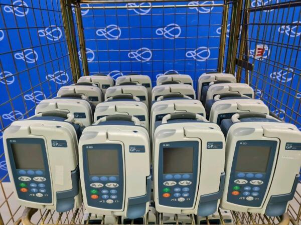 16 x BD Alaris GP Guardrails Plus Infusion Pump
