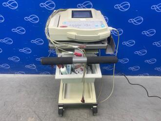 GE MAC 1200ST ECG Recorder on Rollstand