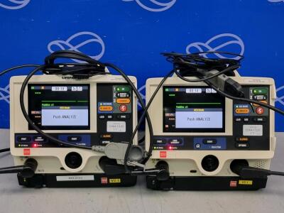 2 x Physio Control Lifepak 20e Defibrillator