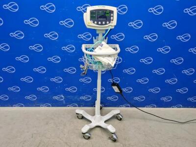 Welch Allyn 53NT0 Vital Signs Monitor on Rollstand