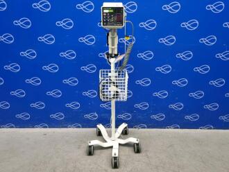 CSI Criticare 506DXN SpO2 Comfort Cuff Vital Signs Monitor on Rollstand