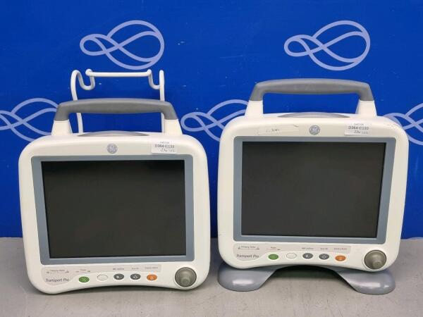 2 x GE Transport Pro Patient Monitor