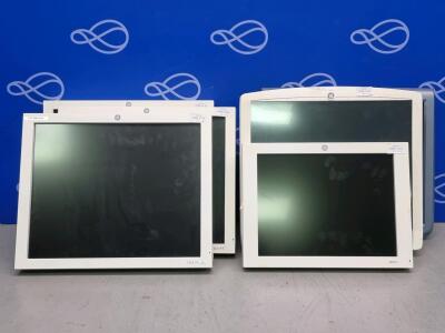 5 x GE Display Monitor, 1 x GE Ultrasound Display Monitor