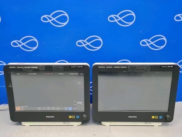 2 x Philips IntelliVue MX700 Patient Monitor