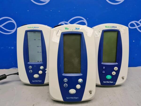 3 x Welch Allyn Spot Vital Signs Patient Monitor