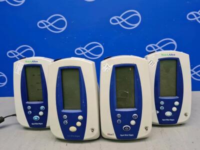 4 x Welch Allyn Spot Vital Signs Patient Monitor