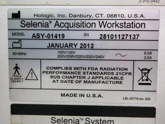 Hologic Lorad Selenia Full-Field Digital Mammography System - 5