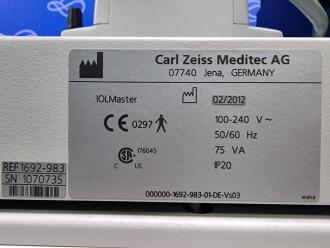 Zeiss IOL Master 500 Optical Biometer on Motorised Table - 5
