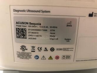 Siemens Acuson Sequoia 2.0 Ultrasound *NO BUYERS PREMIUM* - 2