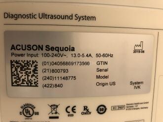 Siemens Acuson Sequoia 2.0 Ultrasound *NO BUYERS PREMIUM* - 2